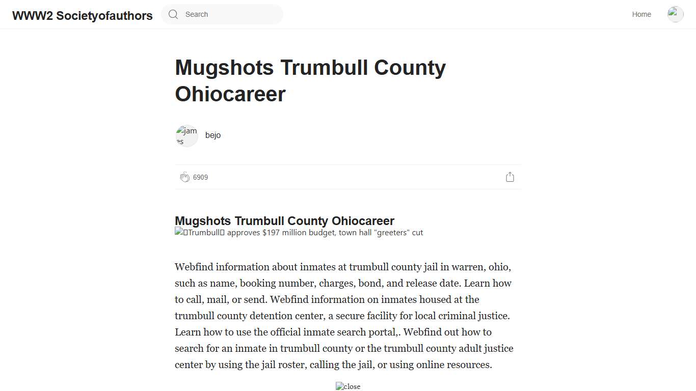 Mugshots Trumbull County Ohiocareer